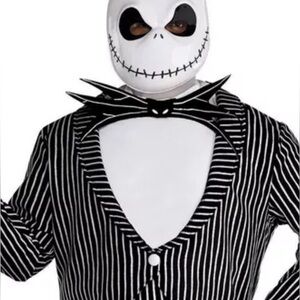 Jack Skellington Black and White Striped Costume
